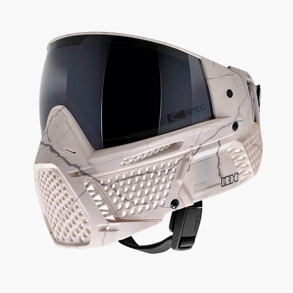 NEW Carbon CRBN Zero GRX Paintball Mask (Less Coverage) - Fracture Bone