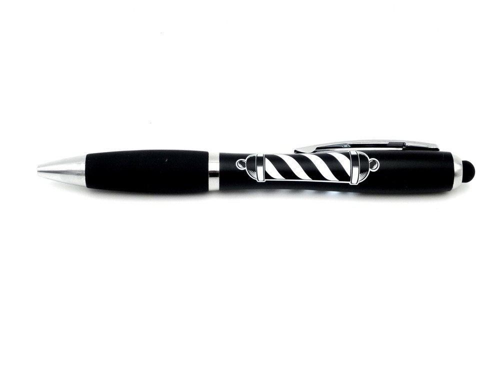 Barber pole Lighted ink pen
