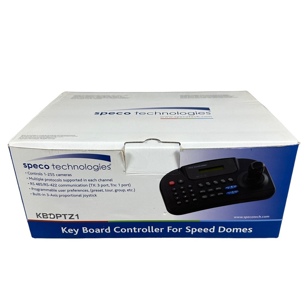 SPECO KBDPTZ1 KEY BOARD CONTROLLER FOR SPEED DOMES Untested AS IS *Read*