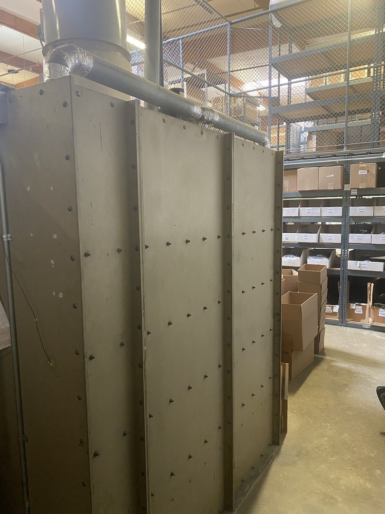 Used walk in paint booth