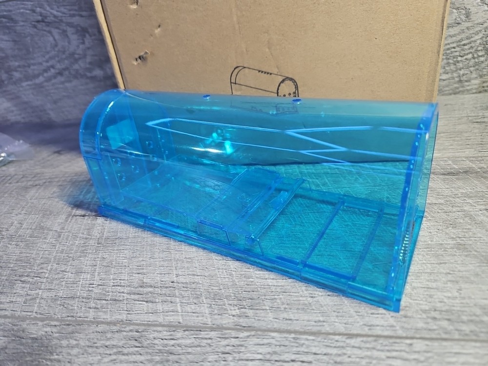 6 Pack Campior Humane Mouse Traps Indoor Reusable No Kill Blue