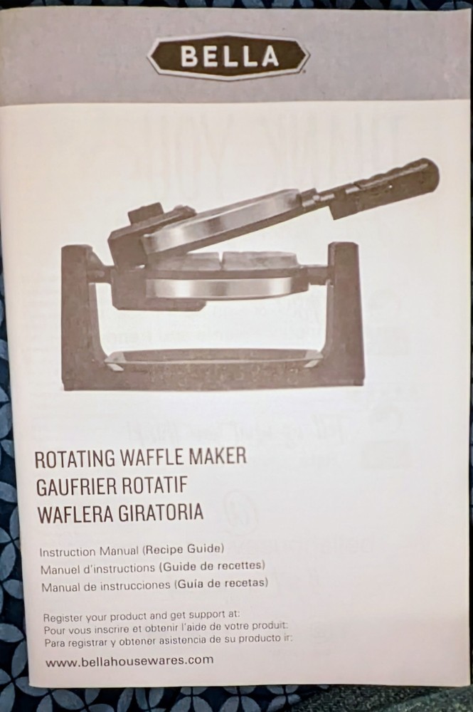 Bella 13991 Rotating Waffle Maker