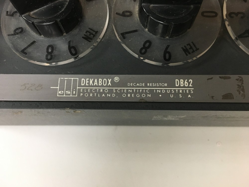 DEKABOX High Accuracy Decade Resistor DB62