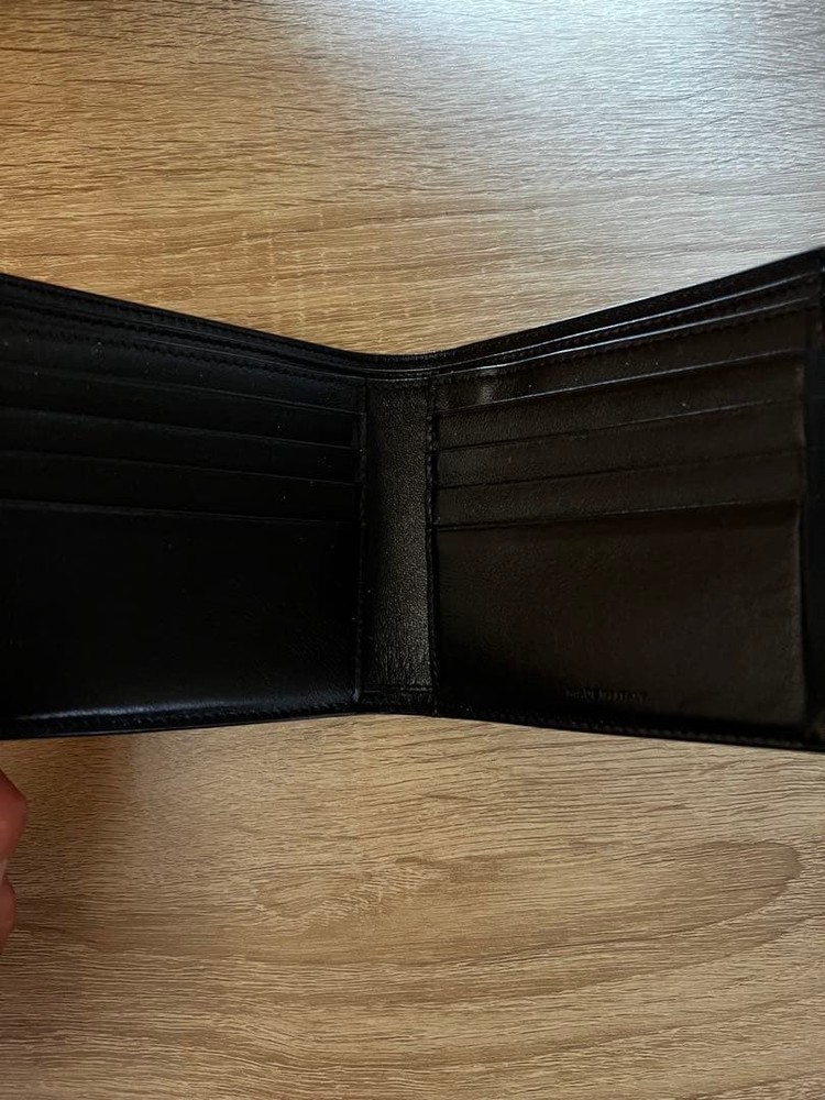CELINE Black Bi fold Wallet Celine From Japan