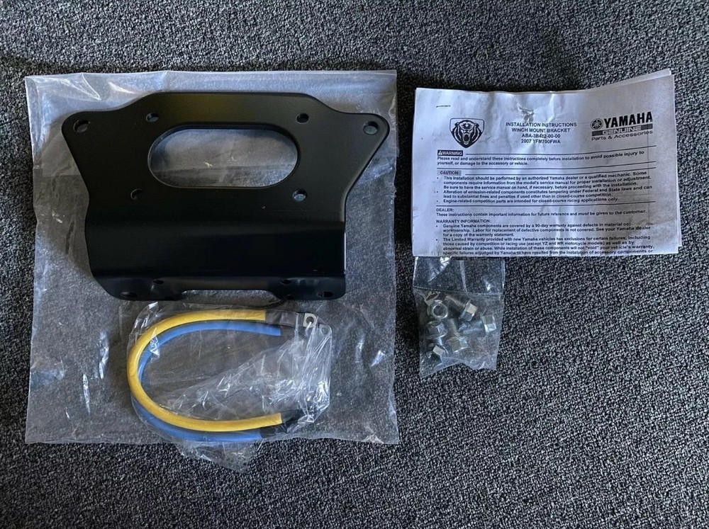 2007-2009 Yamaha Grizzly 700 Winch Mount Kit OEM ABA-3B482-00