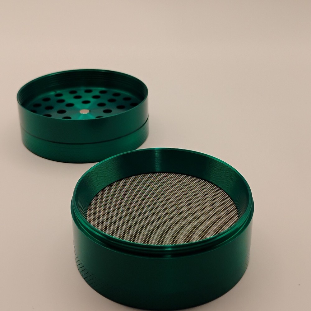 Set (2pcs) GREEN Pre Roll Grinder and King Size Rolling Machine