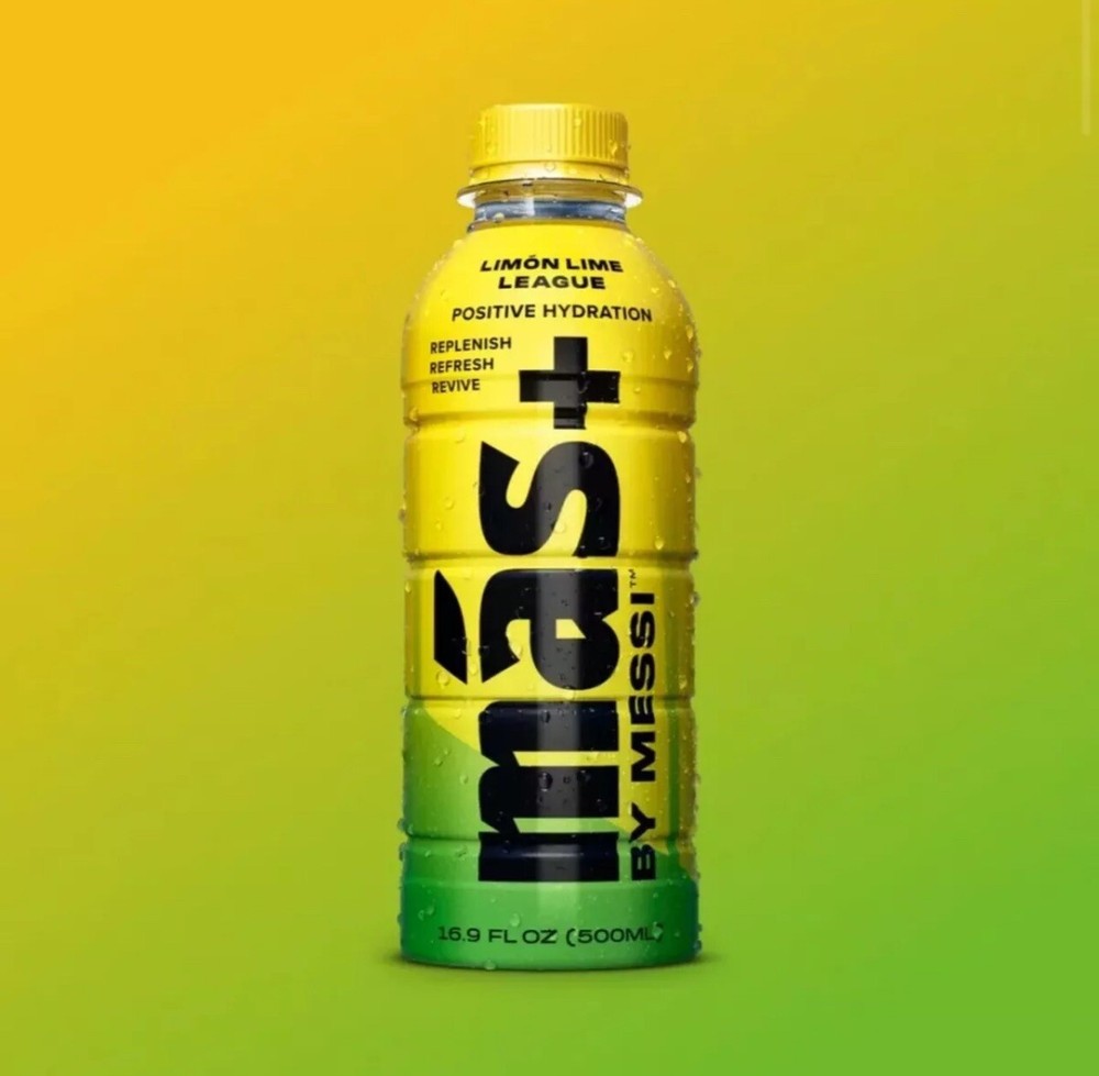 Más+ By Messi Commemorative Launch Pack Confirmed Order Limited Edition Drink