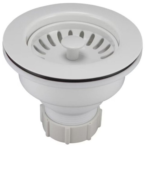 KEENEY 3.5-IN GREY PLASTIC RUST RESISTANT STRAINER