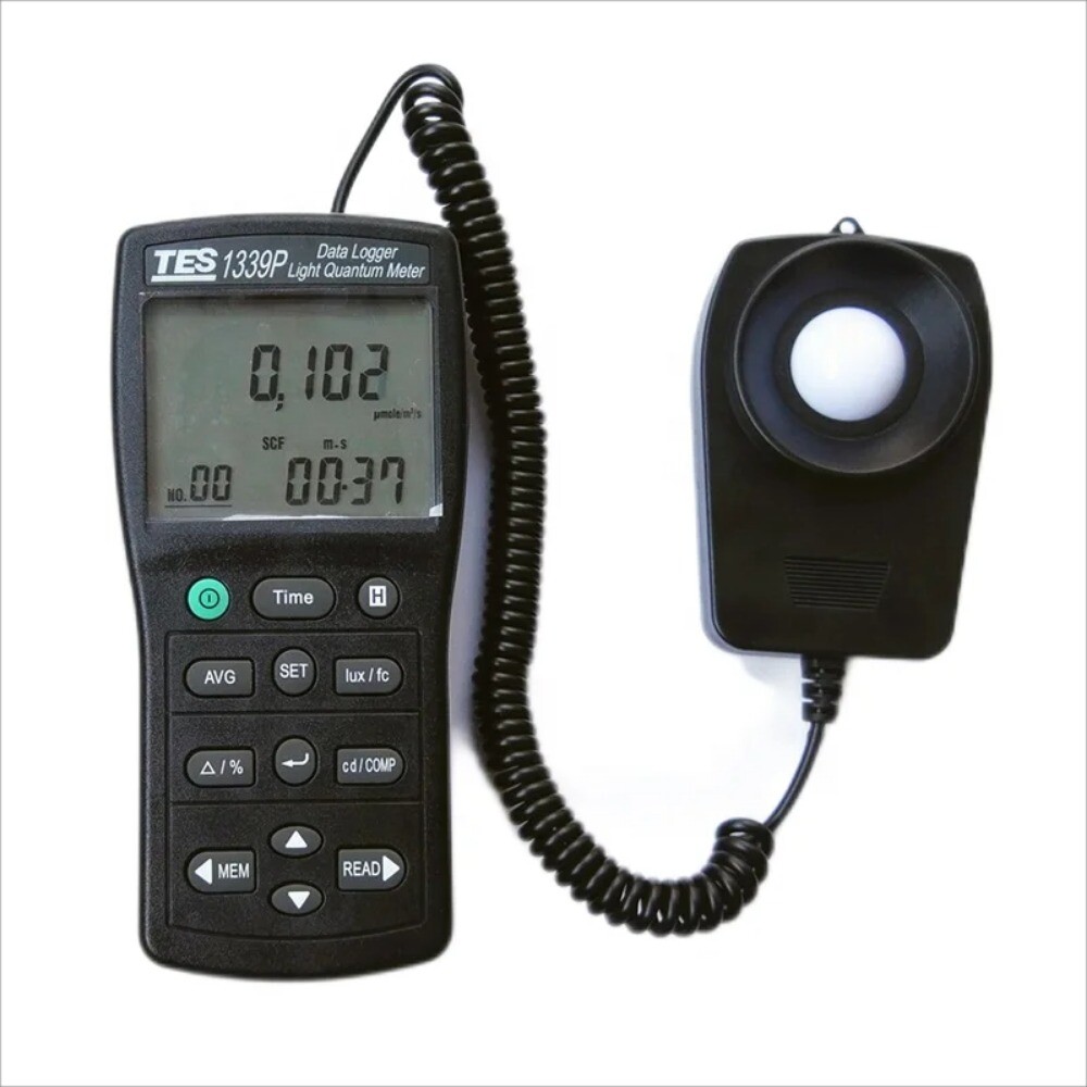 TES-1339P Portable Photosynthesis Tester Lux Data Logger Light Meter
