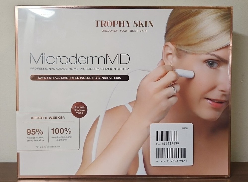Trophy Skin Microderm MD Microdermabrasion System - New-Sealed - Blush