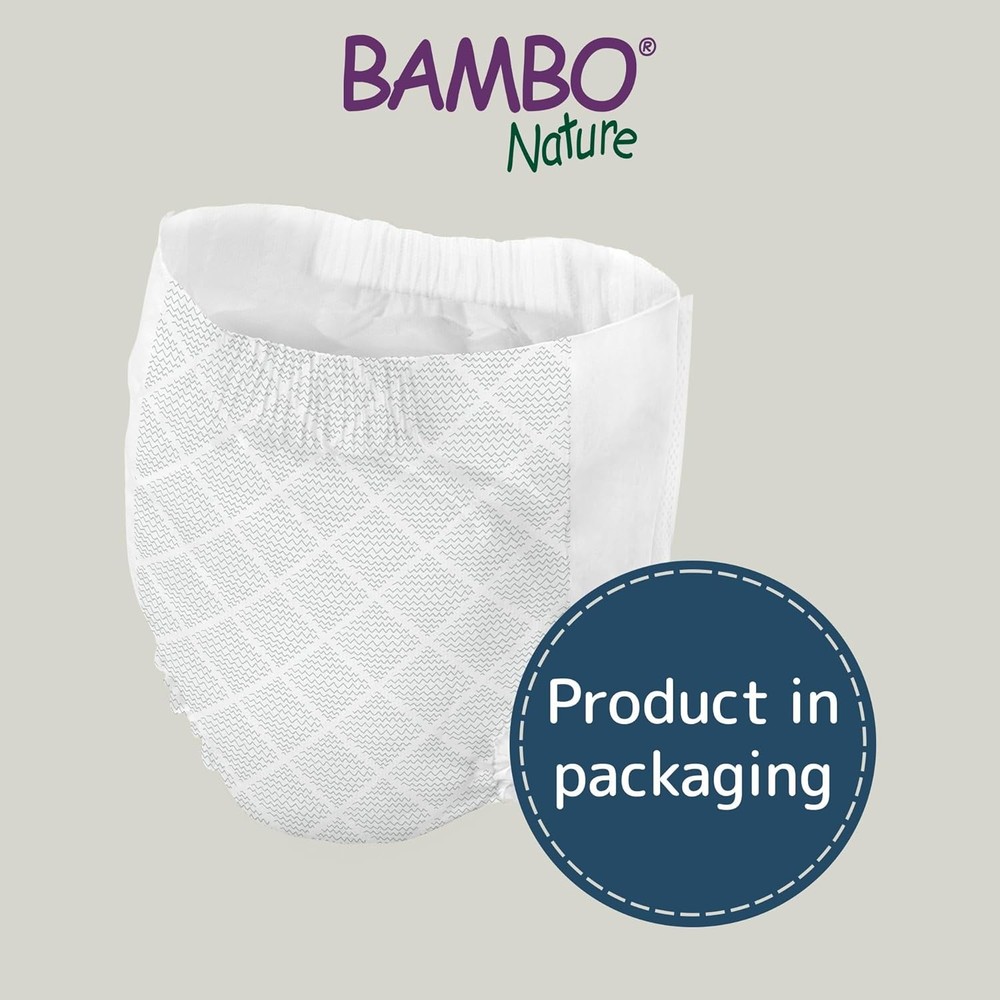 Bambo Nature 60 Pack Pull-Ups - Night Time Unisex Medium Disposable Diapers