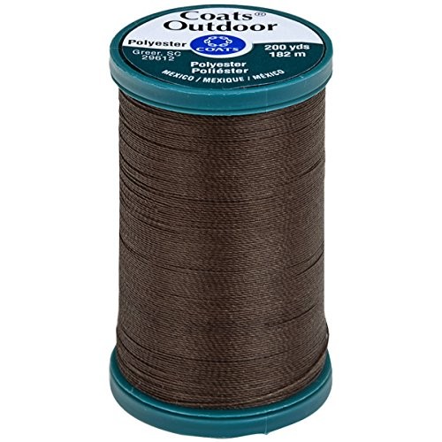 200 Yard Dark Brown Polyester Thread for Outdoor Projects Coats Thread