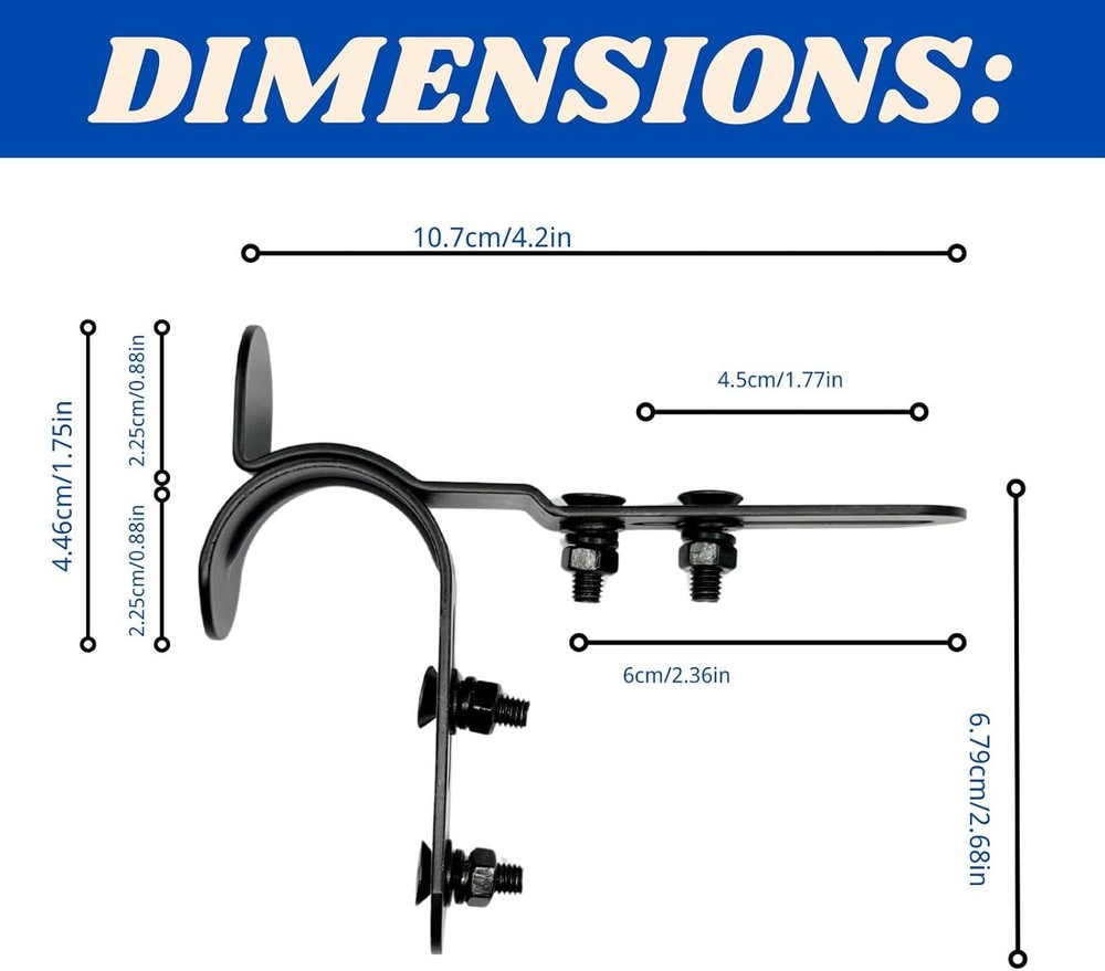 Mailbox Latch and Handle Kit, Thickened Replacement Set Black
