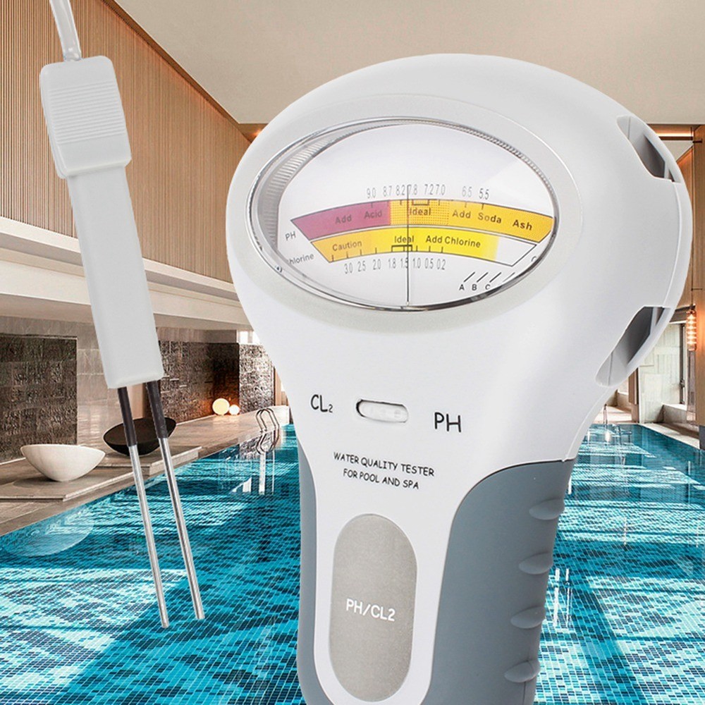 2 in 1 Water Quality Testing Device PC-102 Tester for Swimming Pool SPA1458