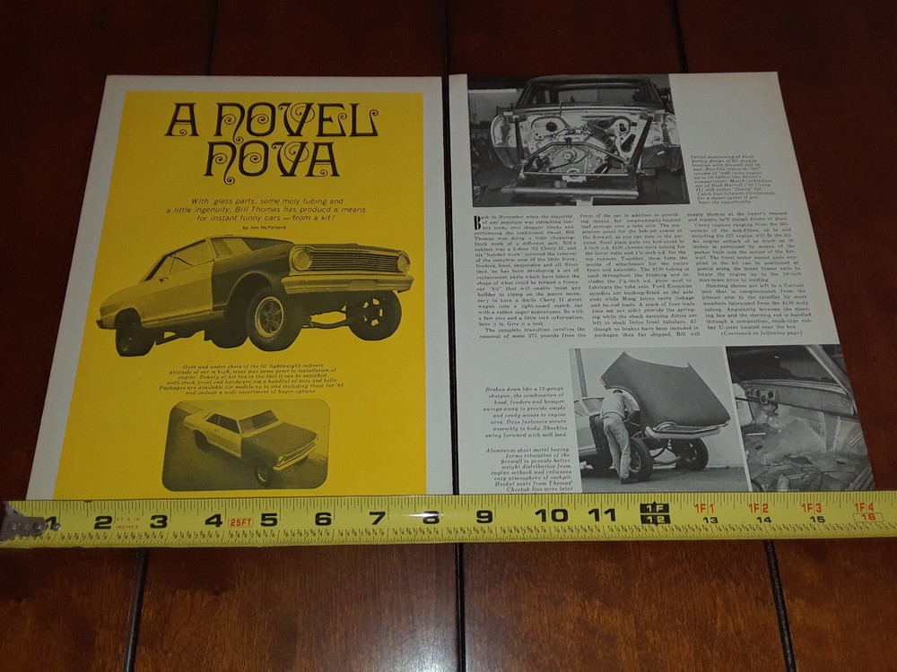BILL THOMAS CHEVY II NOVA ORIGINAL 1966 ARTICLE