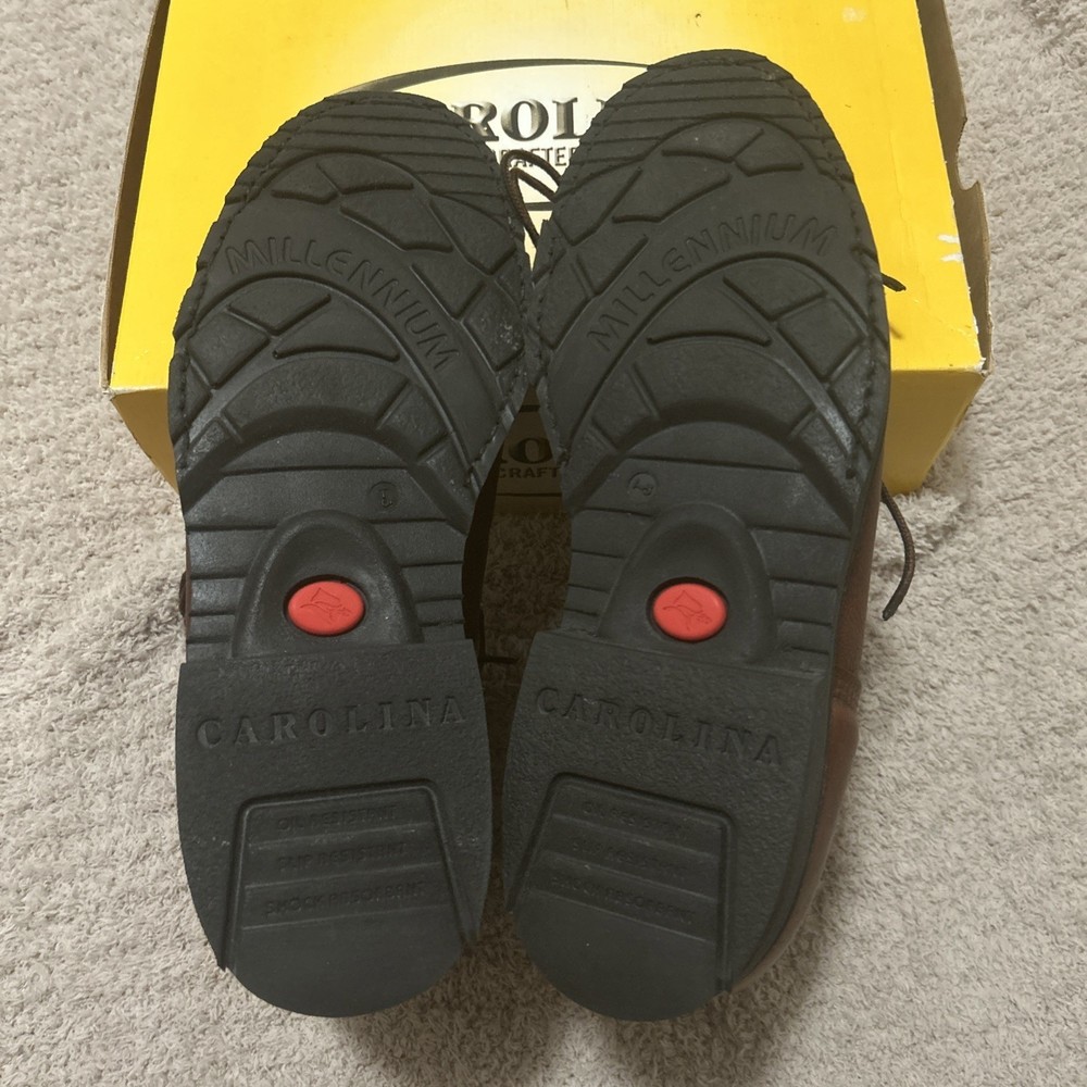 Carolina 6" St Plain Toe Grizzley B Size 11.5 4E