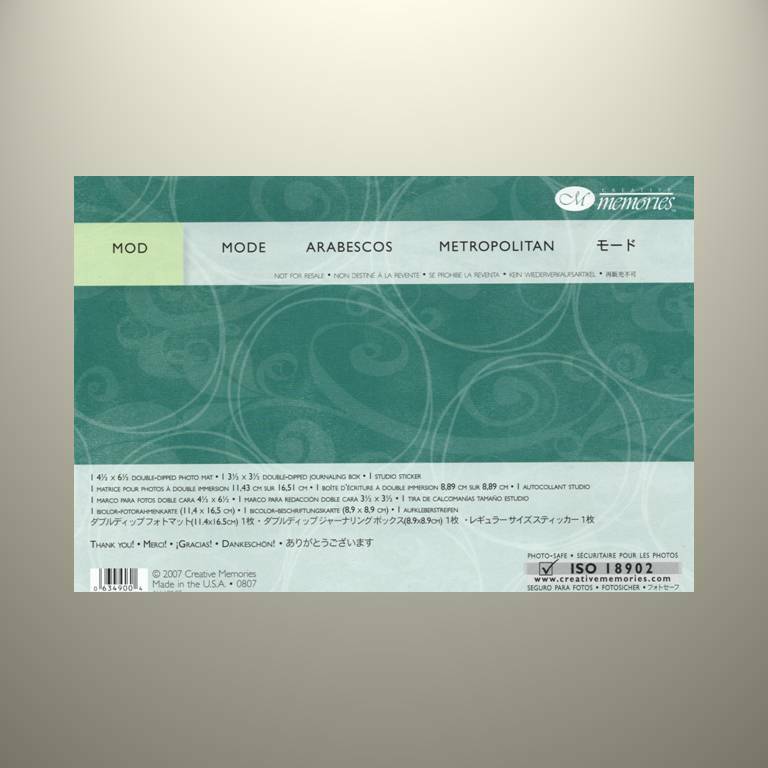 Creative Memories - MOD - DOUBLE DIPPED - Page Completion Kit