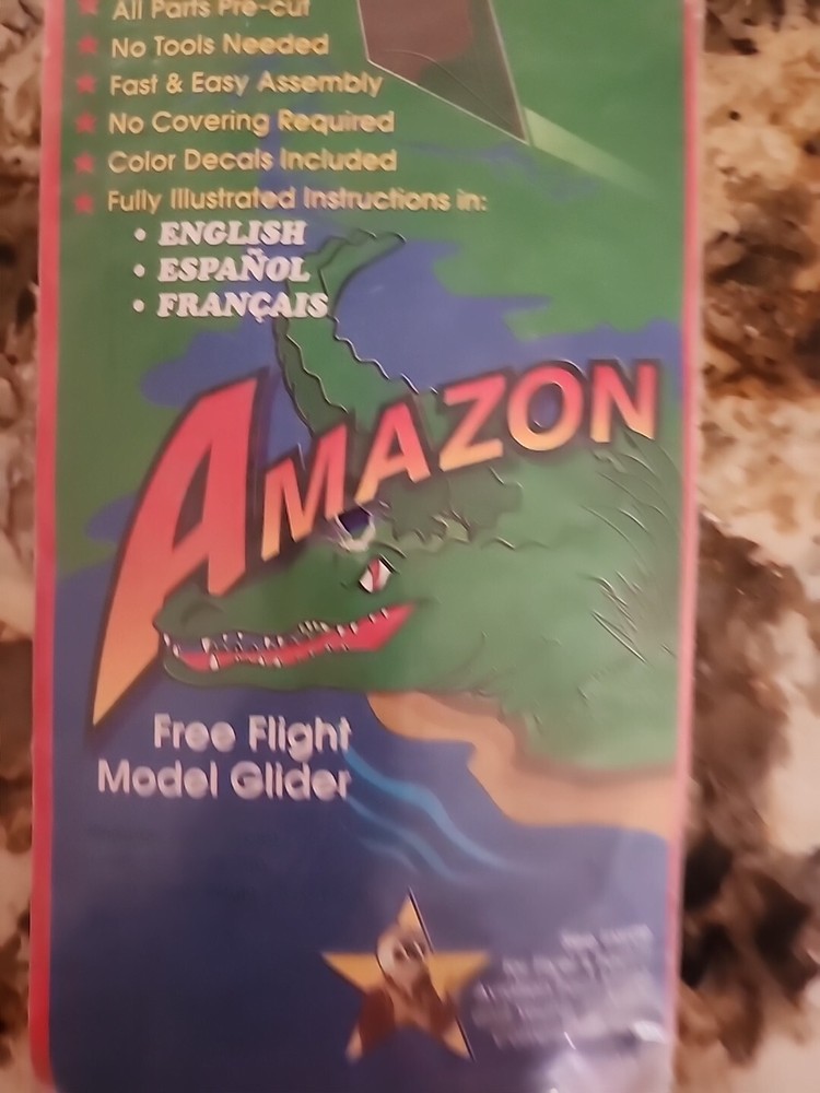 Bausch Aero Amazon Free Flight Model Glider.