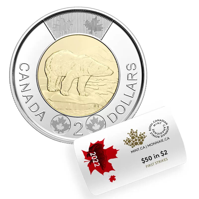 Canada 2022 First Strike $2 Toonie!!