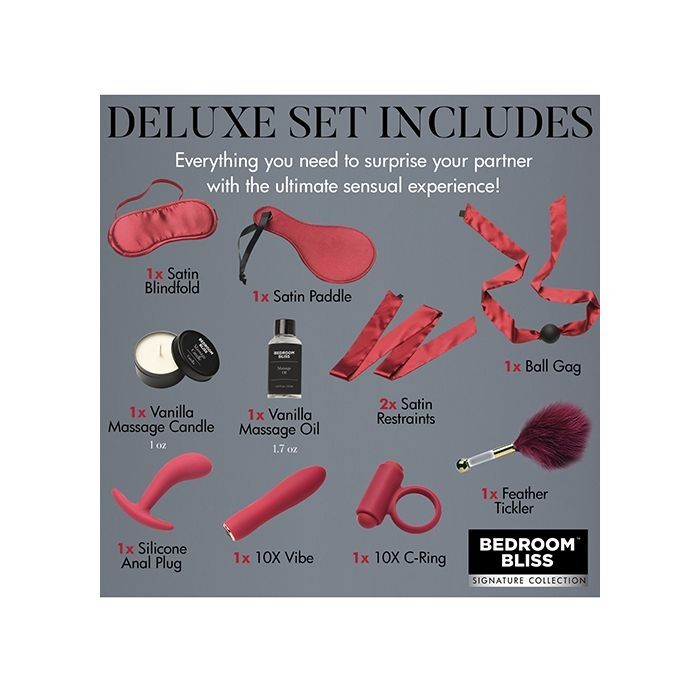 Bedroom Bliss Lover's Bondage Massage Set