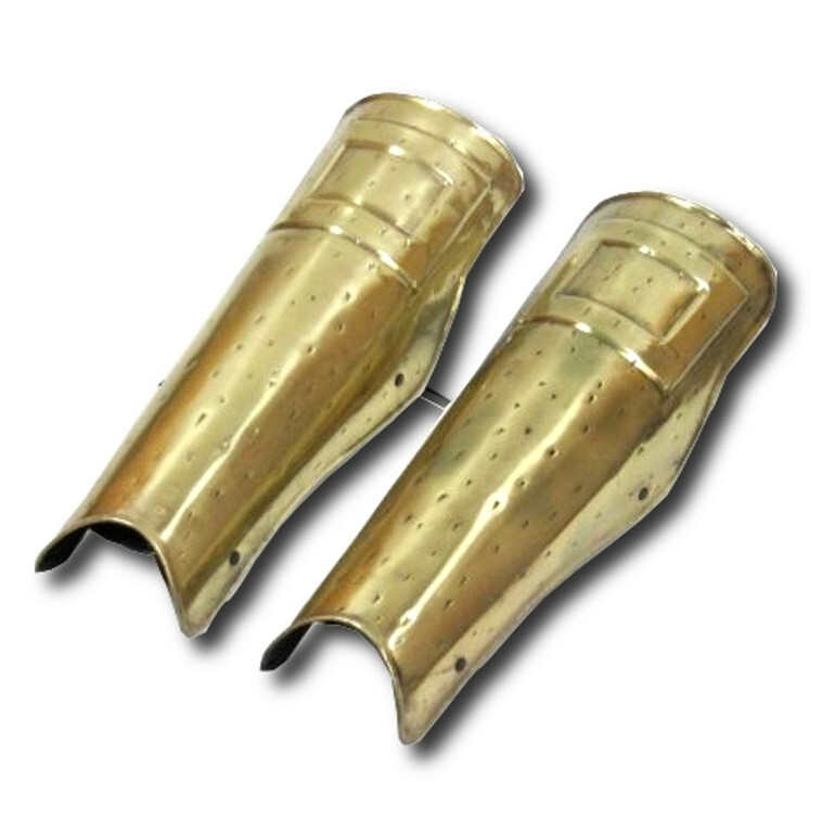 Spartan Greaves Set - Brass