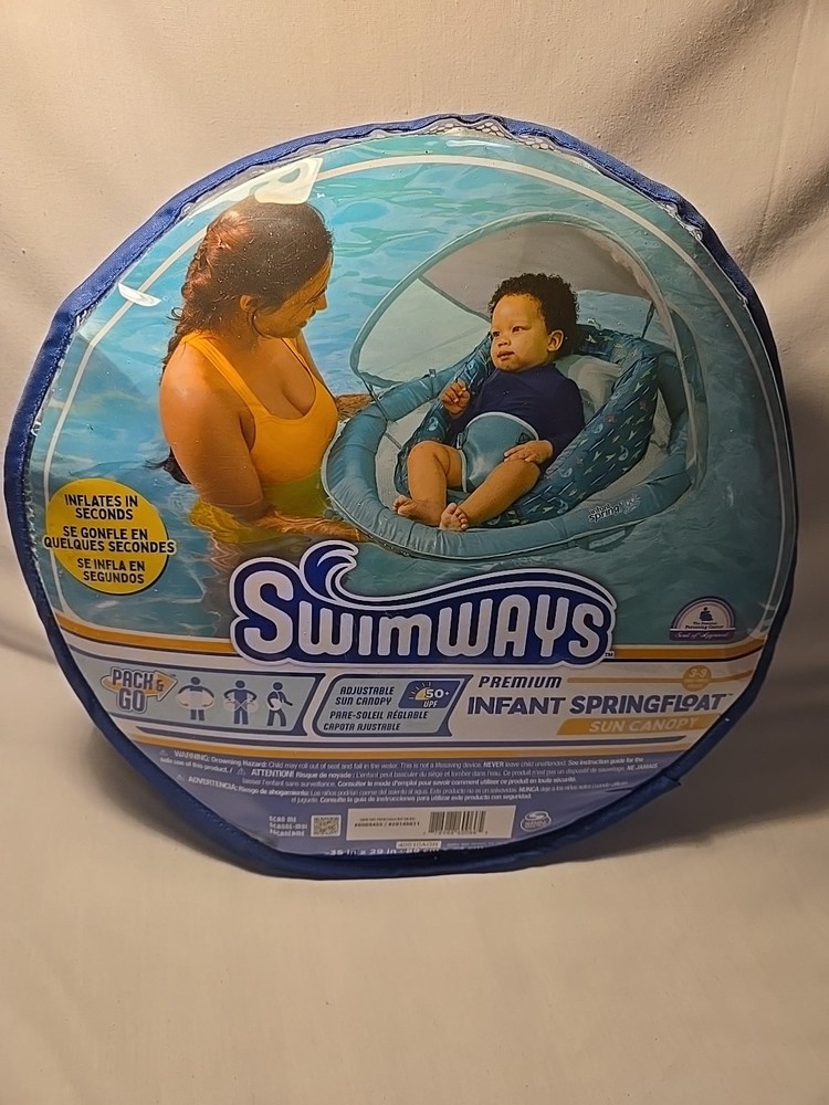 Swimways Infant Float With Sun Canopy. 3 to 9 Months