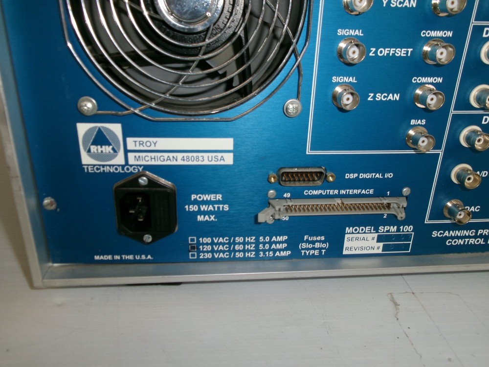 ^^ RHK Technology SPM 100 Scanning Probe Microscope Control (JGL20)