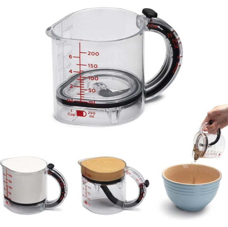 All-in-1 Adjustable Measuring Cup 4-In-1 Multi-Functional Measuring Cup