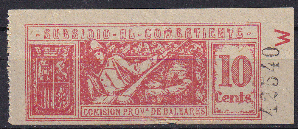 SCW Baleares Edifil 36 Subsidio al Combatiente (1)