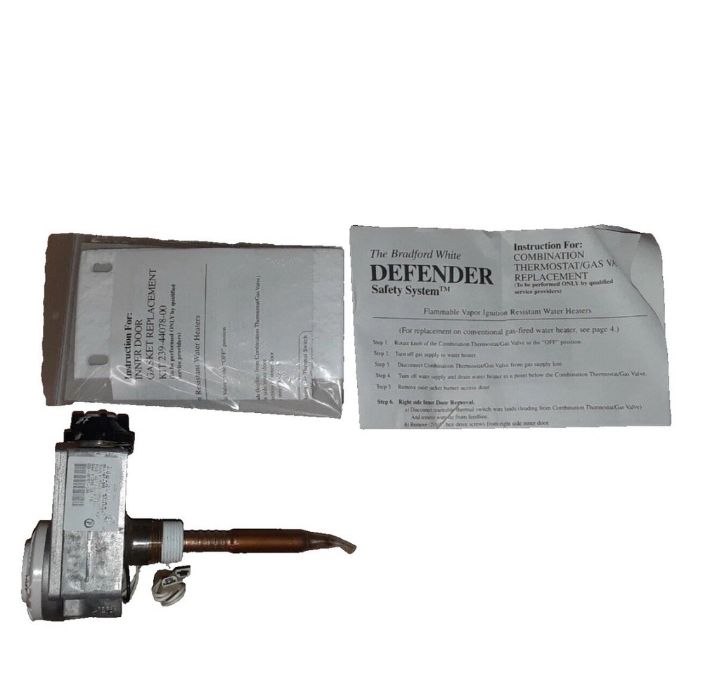 265-43707-03 222- 43707-03A Bradford White Water Heater Gas Valve (NEW)