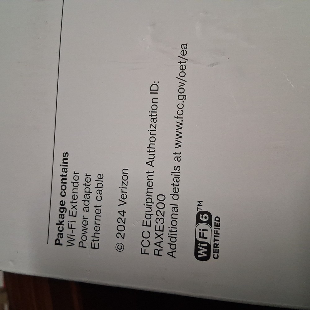 Verizon Fios E3200 WiFi 6 Range Extender - Unused (New)