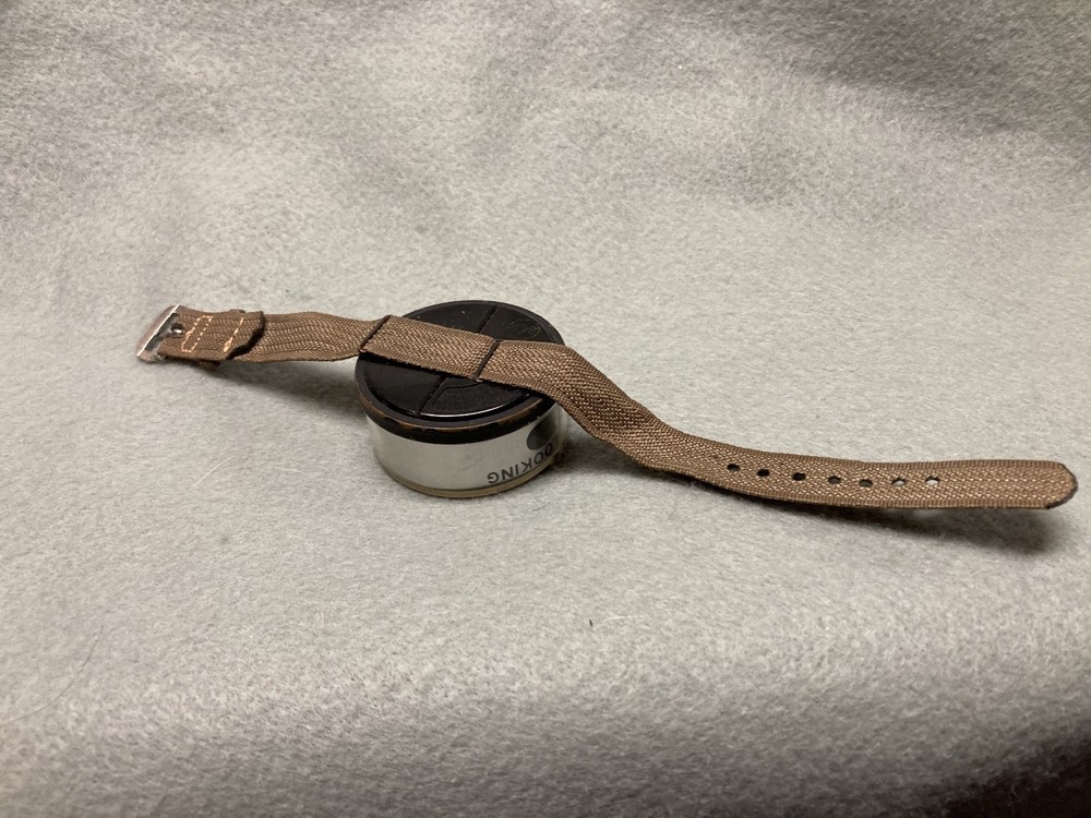 (a105) vintage Compass on wrist strap