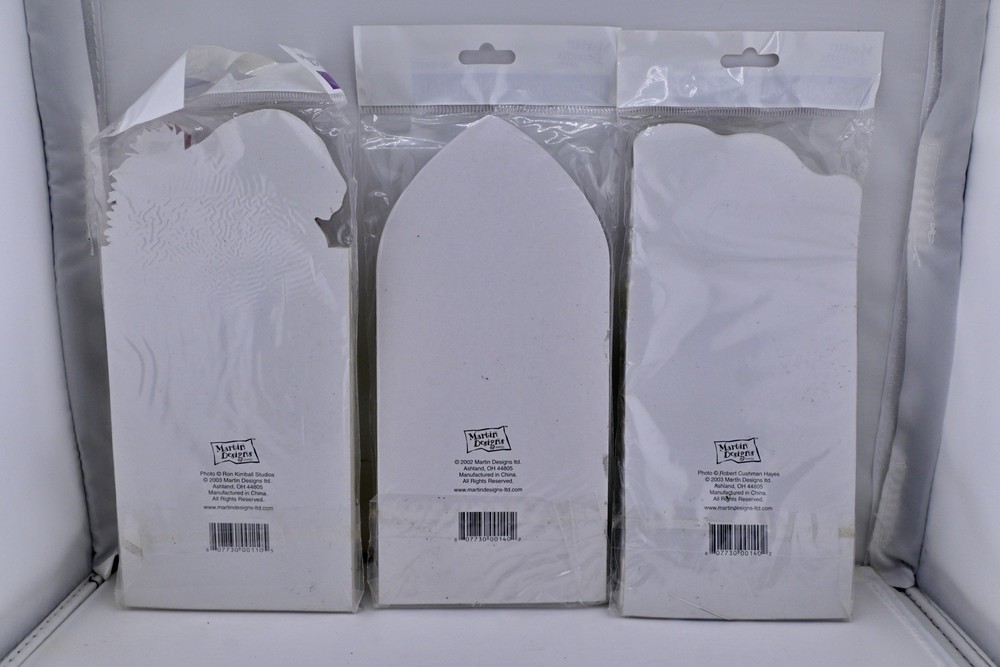 3 Pc 2002 Martin Designs Die Cut Lined Notepads-NEW