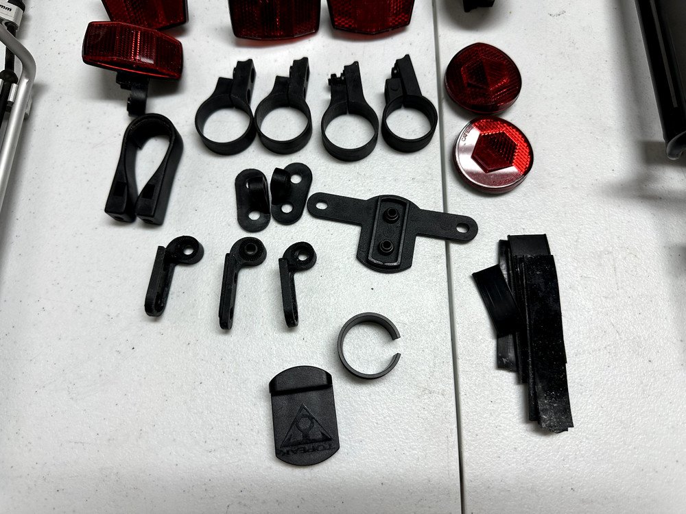 Bicycle Rack and Reflector Accessory Assortment Kit