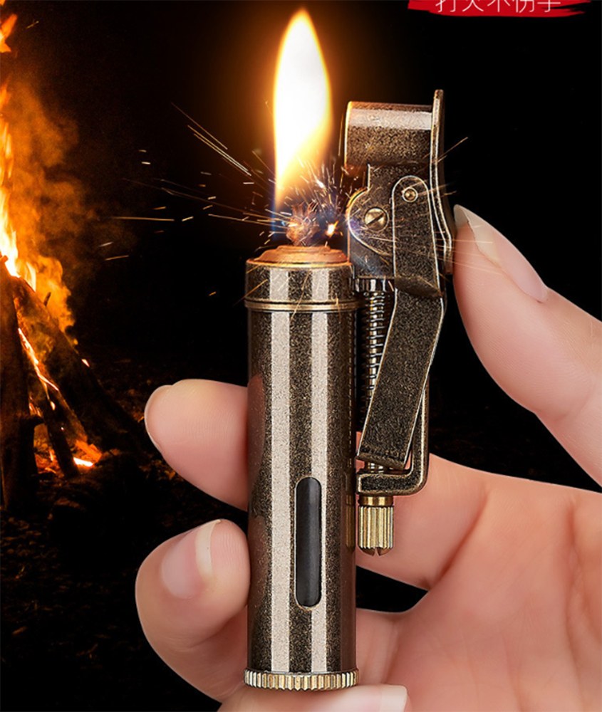 (Without Kerosene) Vintage Kerosene Lighters Cigarette Lighter, Classical Design