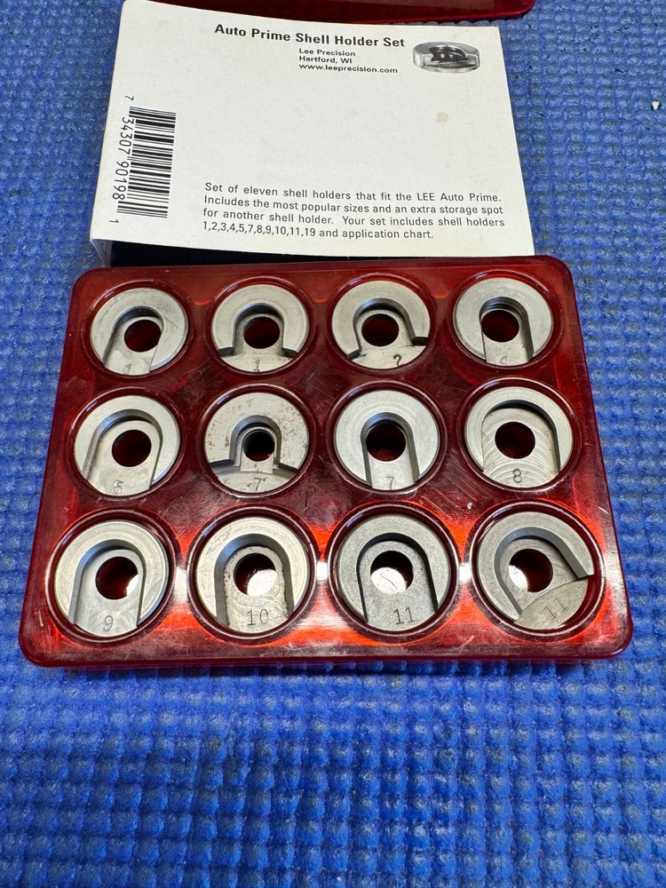 Lee Reloading Auto Prime Shell Holders all included 90198