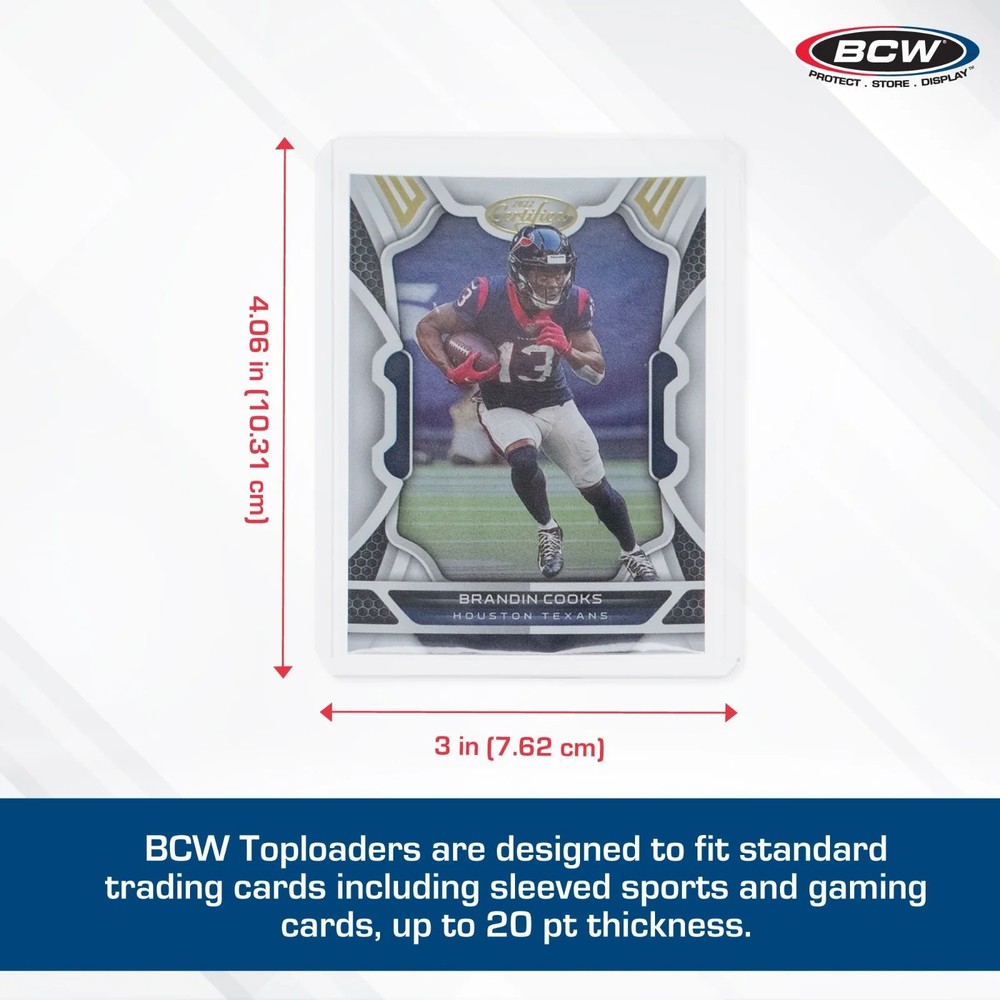 BCW 3x4 Standard Toploader