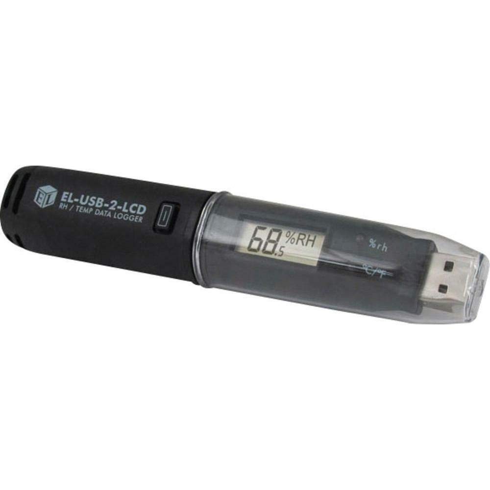 Lascar EL-USB-2-LCD Temp Data Logger, Black