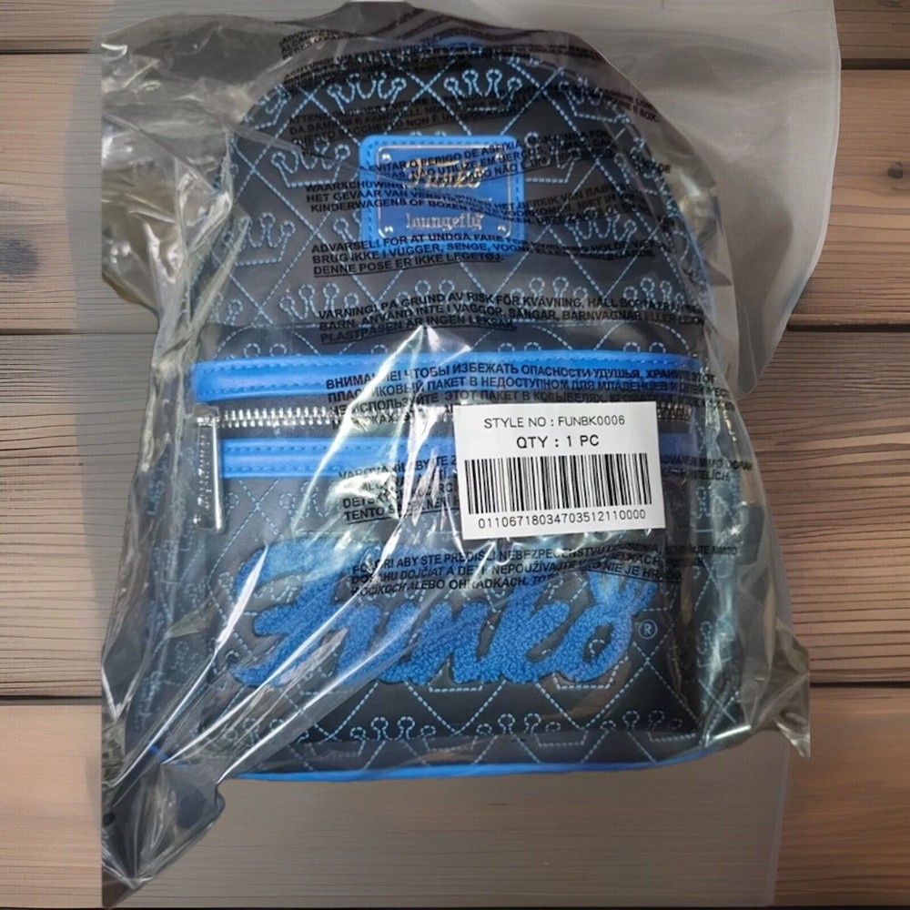Funko Logo Black Mini Backpack NWT