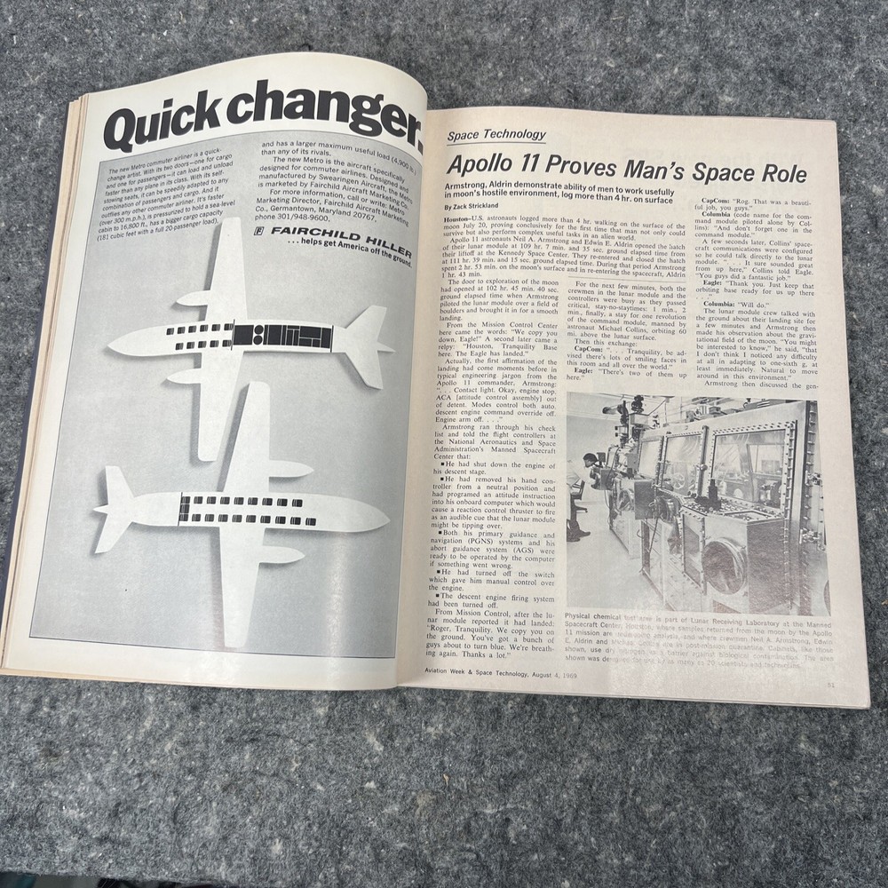 August 4, 1969 - Aviation Week & Space Technology Magazine