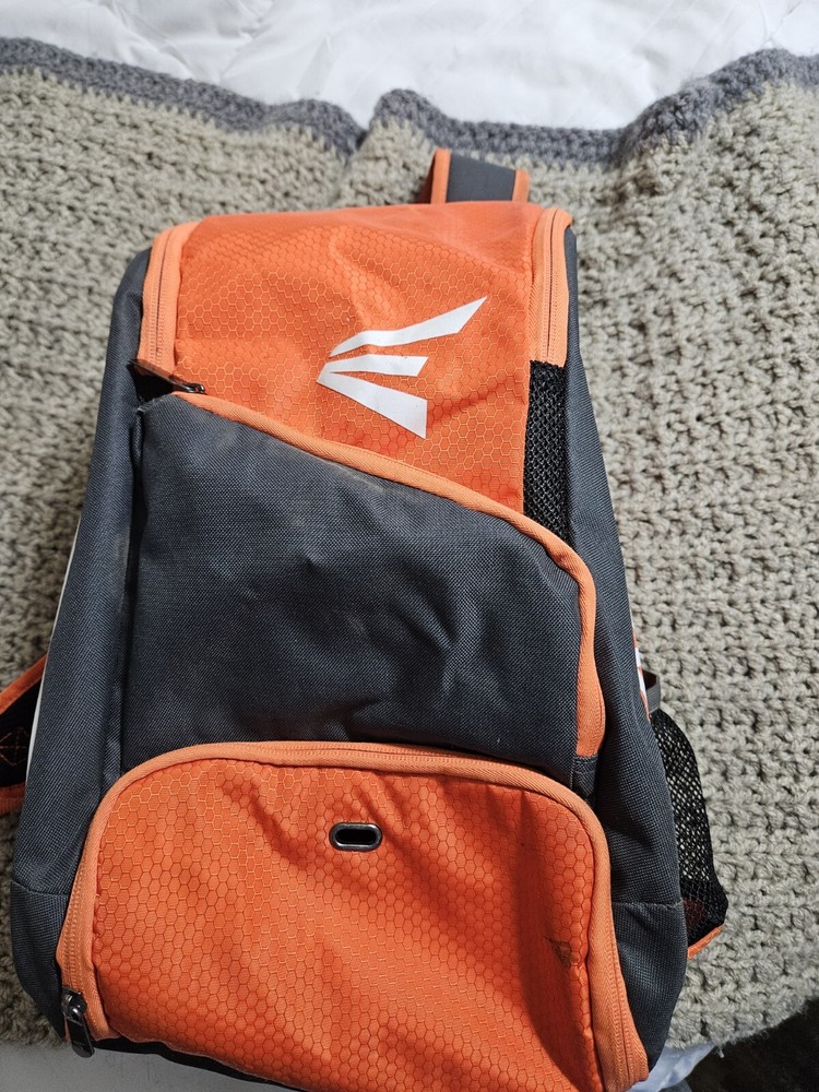 Easton Baseball Bat Bag Backpack Orange Black