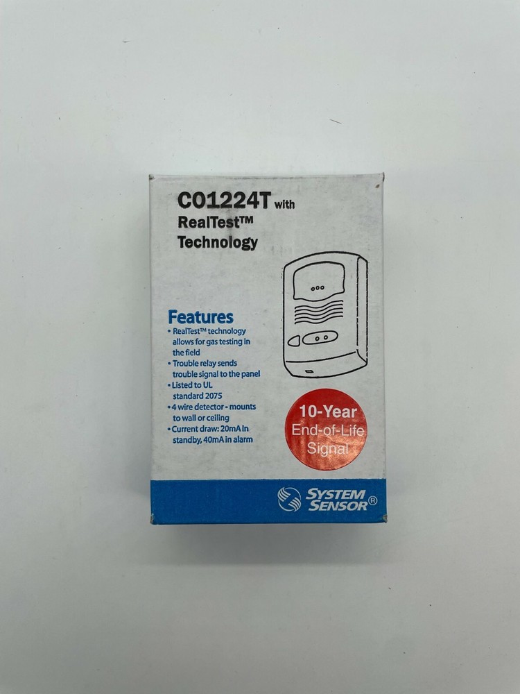 System Sensor CO1224T - Same Day Shipping (SEALED)