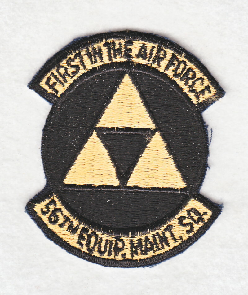 USAF Air Force Patch: 56th Equipment Maintenance Squadron - 2 1/2"