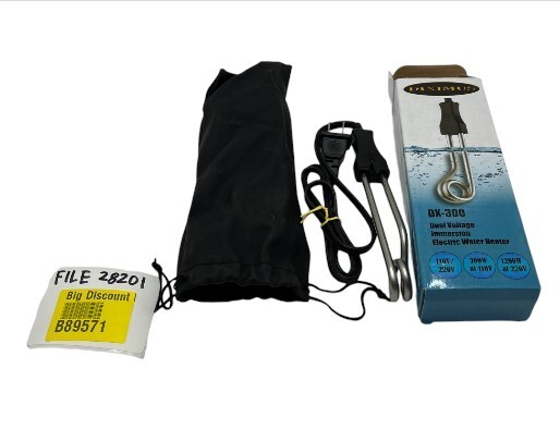 QTY 5 Diximus Water Heater–Portable 110/220V Electric Immersion tankless DX300