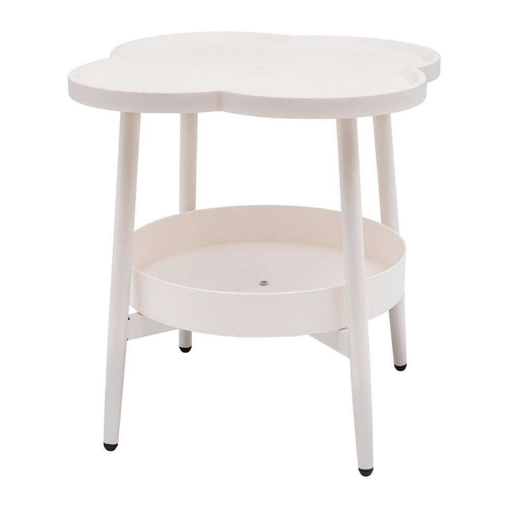 Four-leaf Clover Shape End Table Coffee&Tea Table Sofa Side Snack Table?????