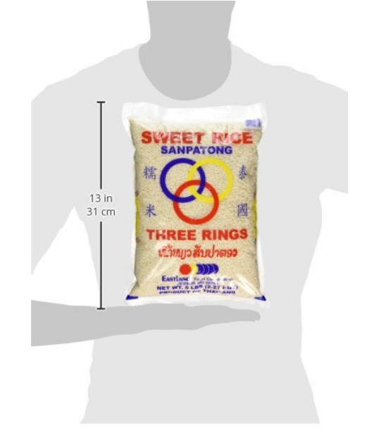 Thai Sticky Rice Sweet Rice 5 Lbs