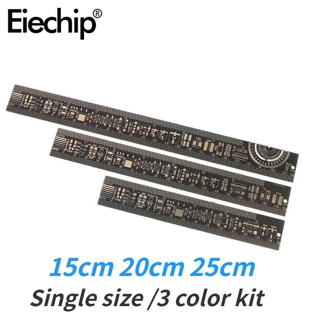 15/20/25cm PCB Ruler Kit Electronic Engineer Multifunctional Measurement Tool