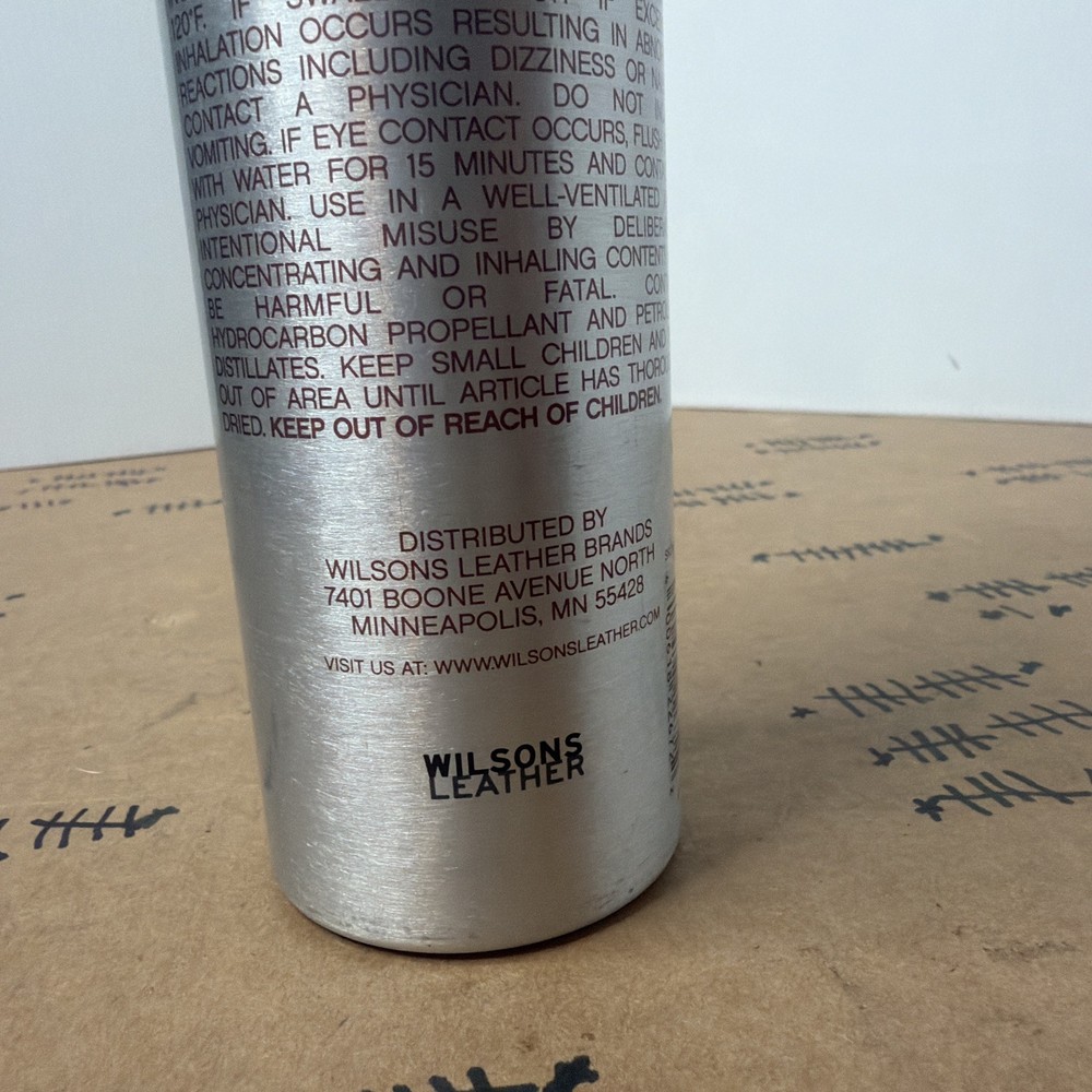 Wilsons Leather Leather & Suede Protector Spray 10 Oz NOS
