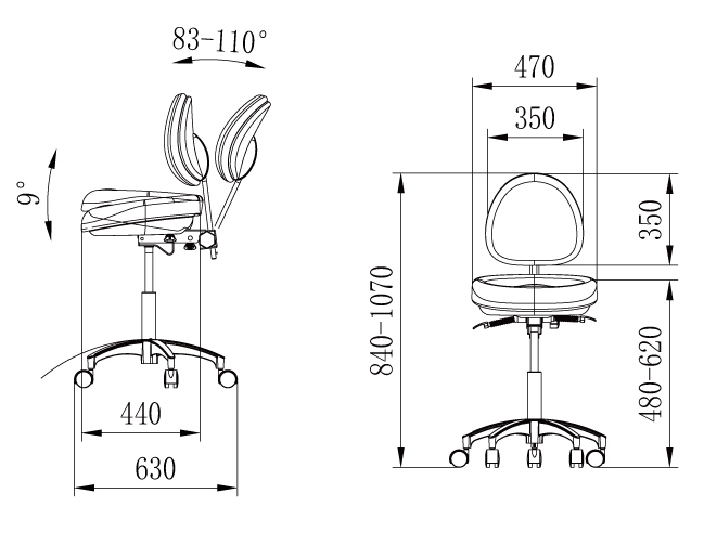 Dental Stool Dr's Stool ***NEW