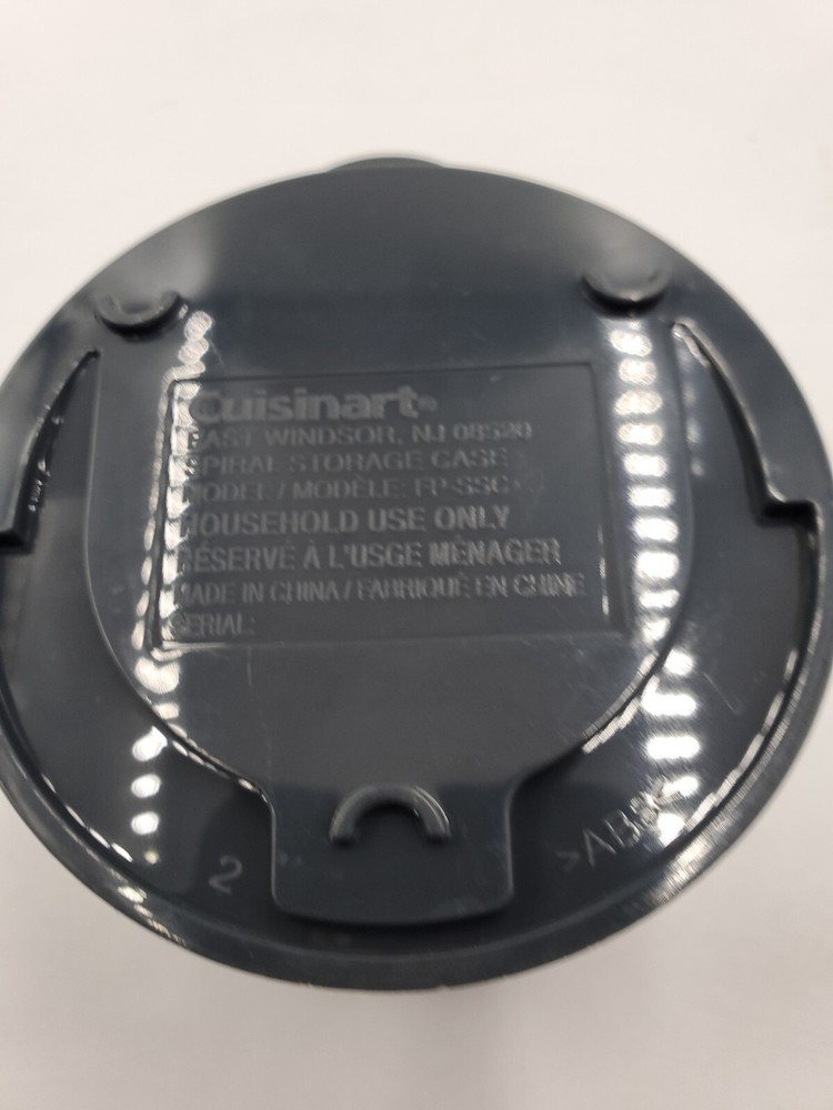 Cuisinart CFP-26SVPC Food Processor Part FP-SSC Spiralizer Storage Case & Blades